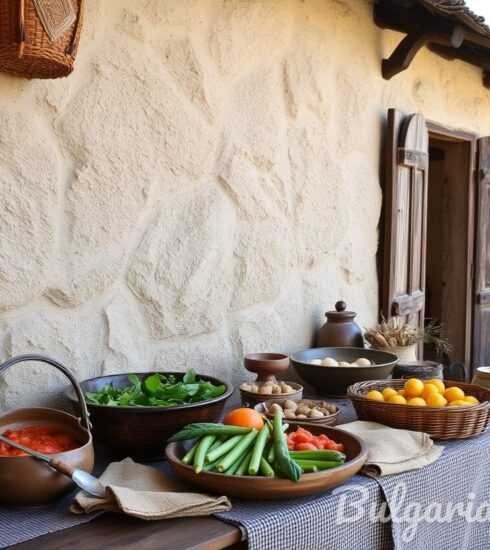 Bulgarian culinary tour dishes